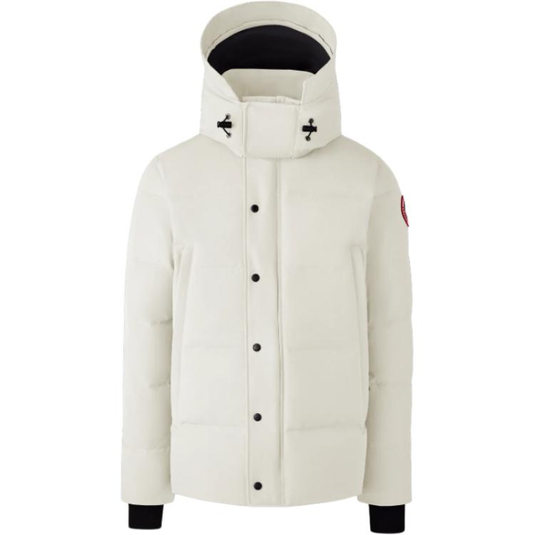 Buy Canada Goose 紅標 Wyndham 白鴨絨連帽外套 - 曙光白 男女適穿 3808M-827
