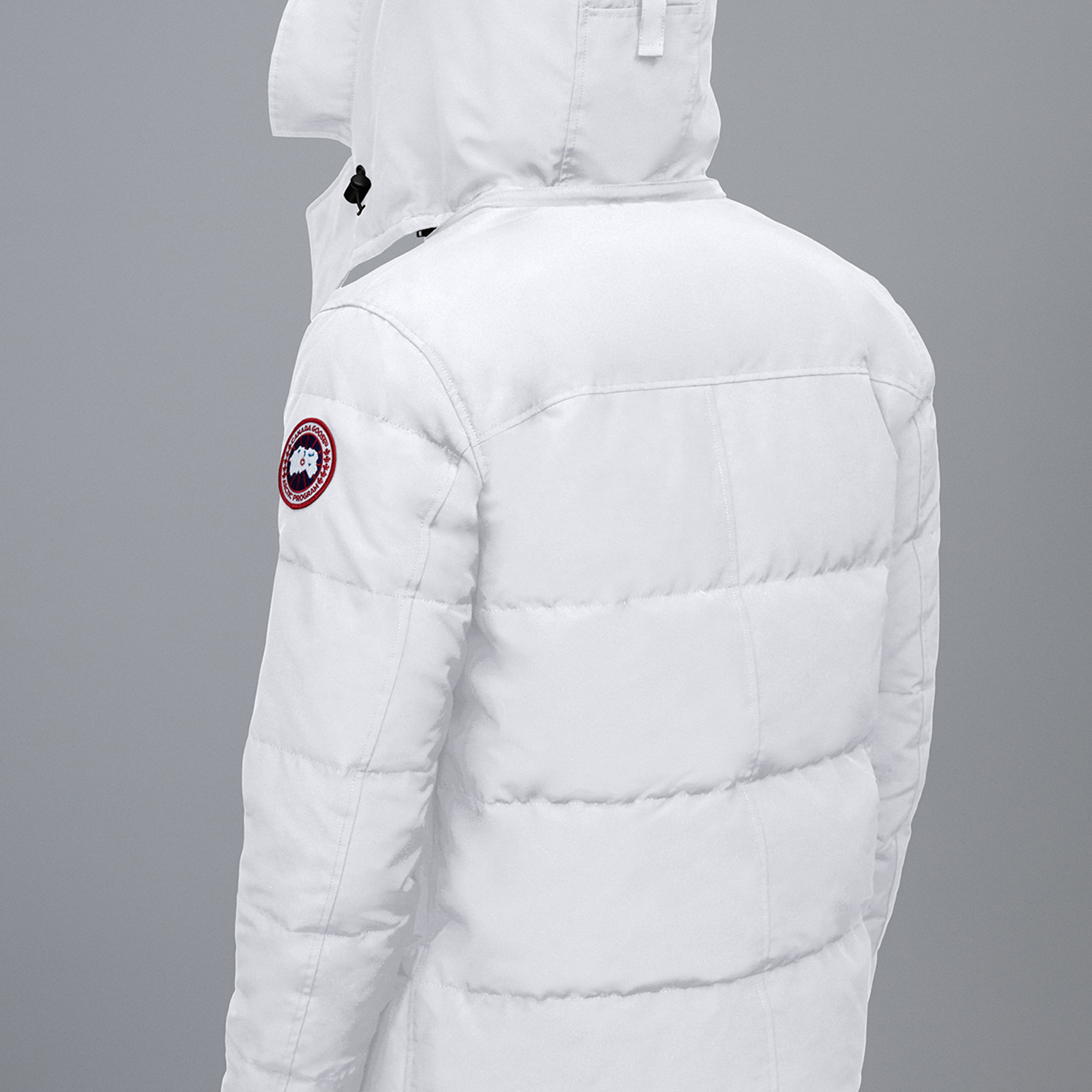 Details for Canada Goose 紅標 Wyndham 白鴨絨連帽外套 - 曙光白 男女適穿 3808M-827
