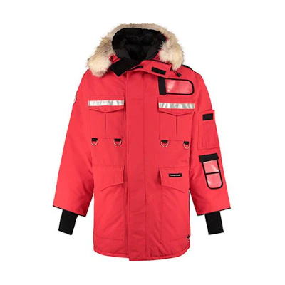 Canada Goose Resolute Red Label Insulated Parka Unisex Red Goose Down Jacket. 8501M-11
