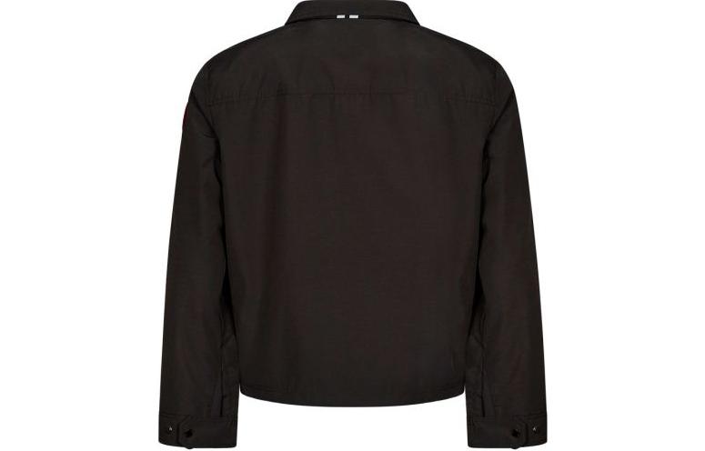 Lookbook Canada Goose Rosedale Jaket Zip Hitam dengan Label Merah 2448M-61