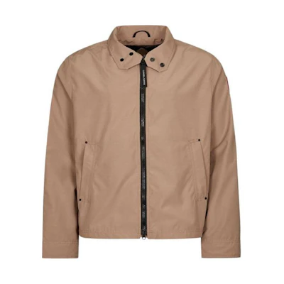 Canada Goose Rosedale Brown Zip-Up Logo Jacket for Men. 2448M-07