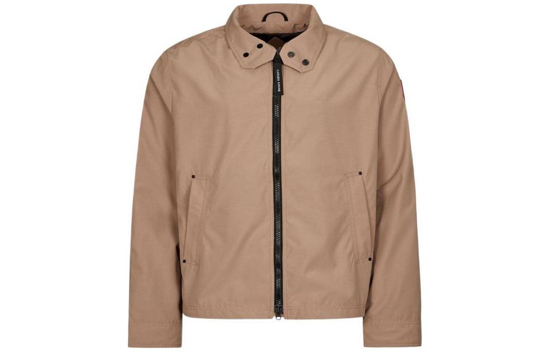 Canada Goose Rosedale Brown Zip-Up Logo Jacket for Men. 2448M-07 圖 2