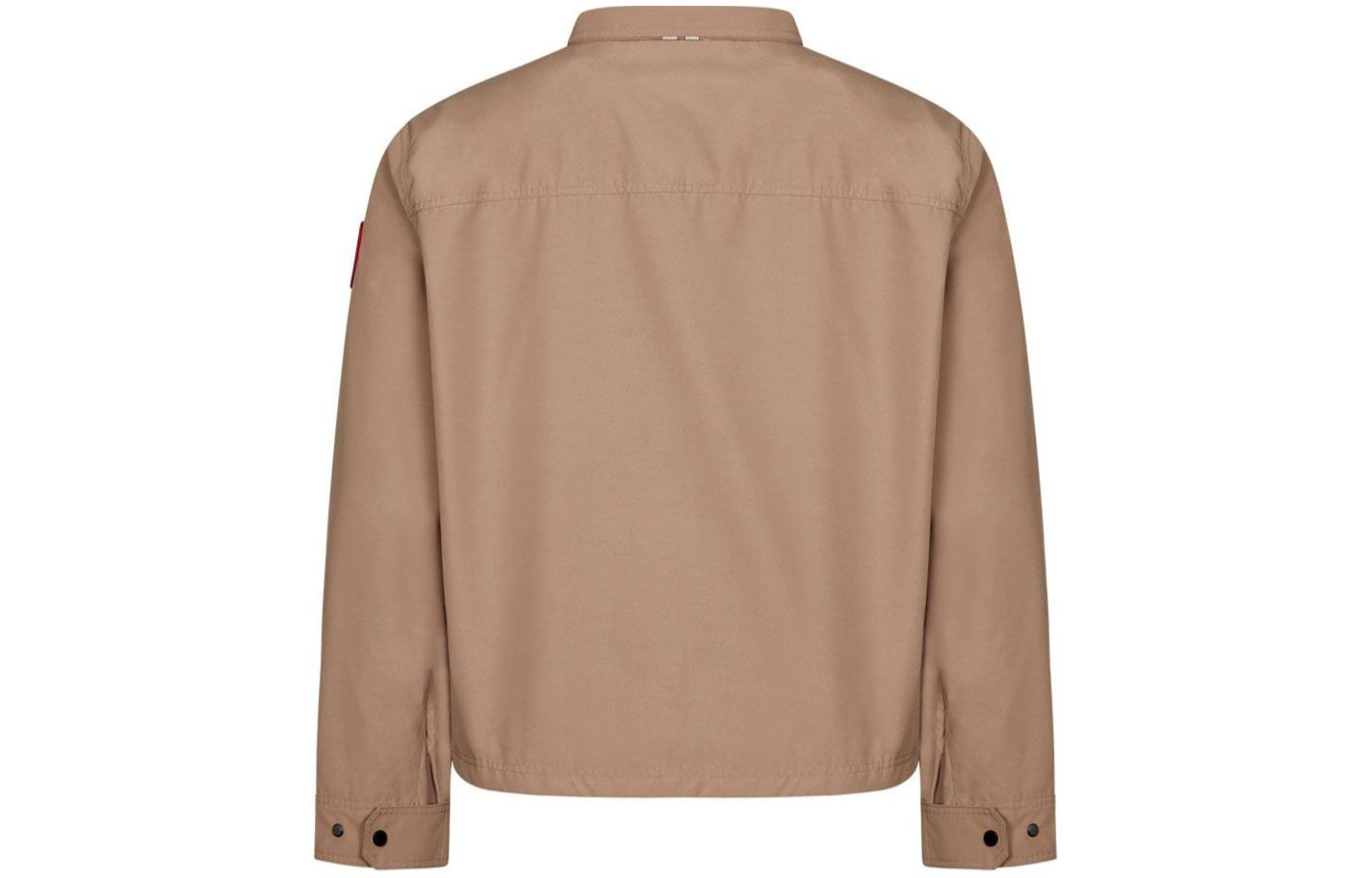 Canada Goose Rosedale Brown Zip-Up Logo Jacket for Men. 2448M-07 圖 3