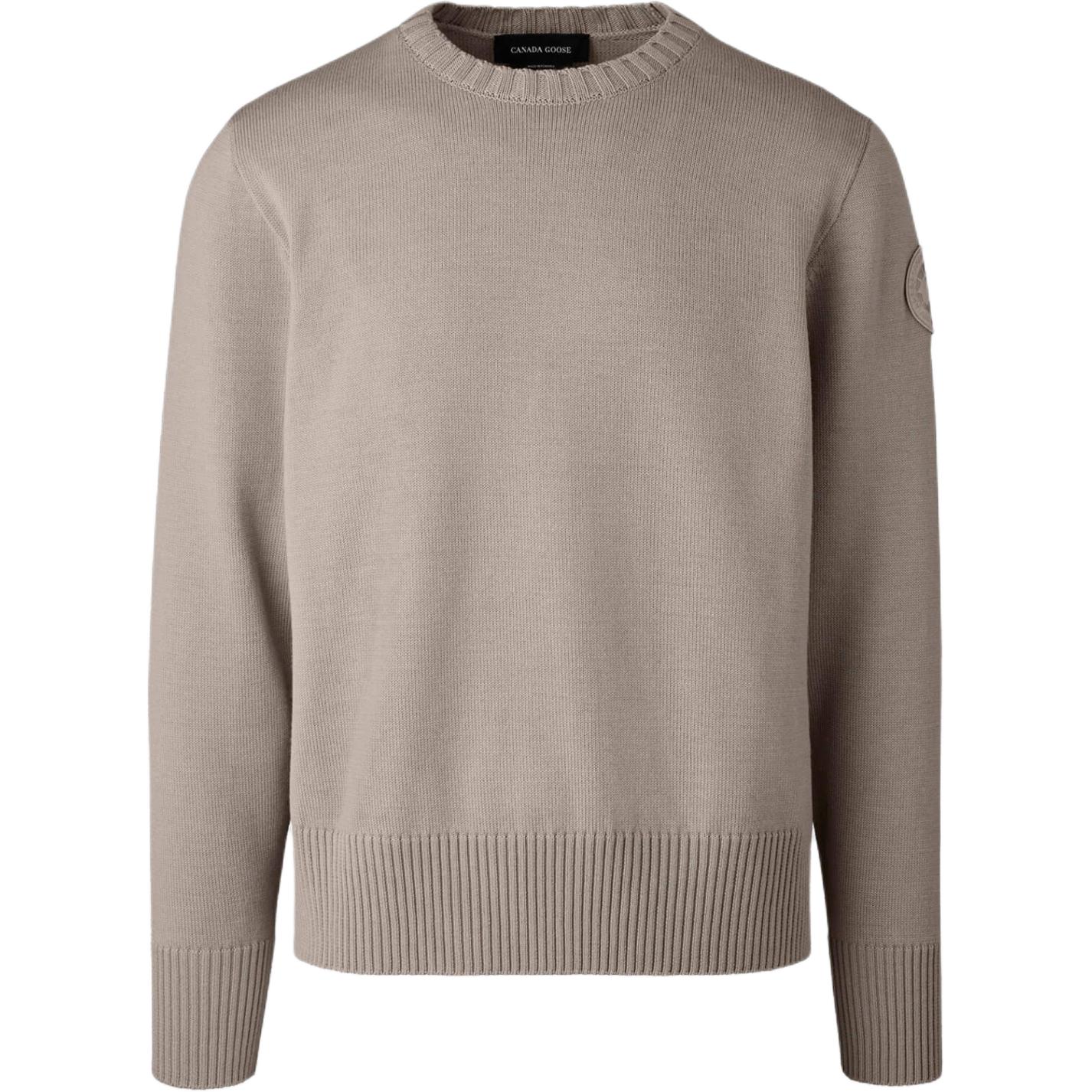 Canada Goose Rosseau Logo Crewneck Sweater  Limestone. 7091M-432