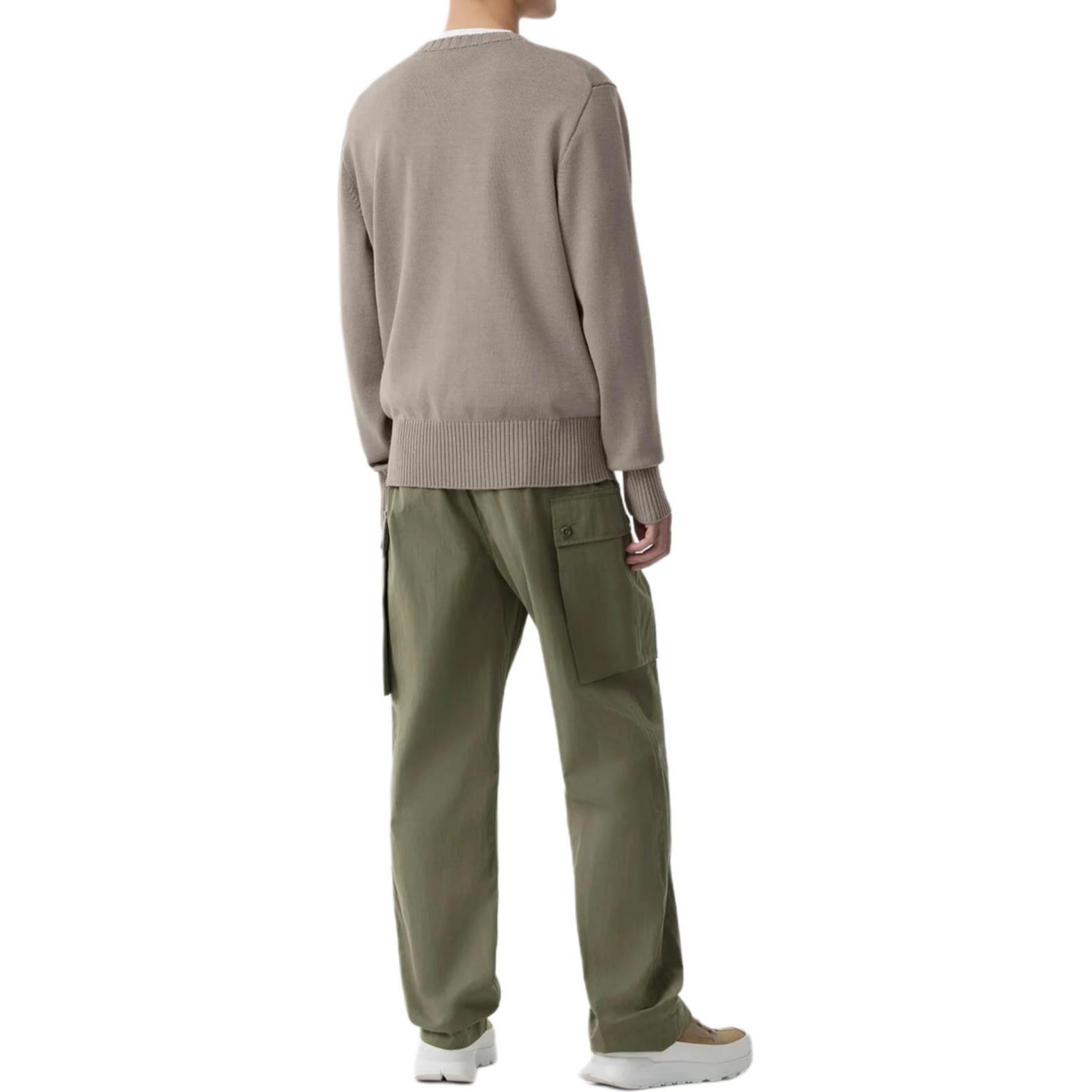 Shop カナダグース ロッソーロゴ クルーネックスウェーター ライムストーン 7091M-432