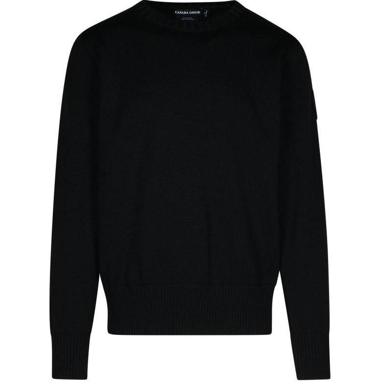 Canada Goose Rosseau Solid Crewneck Slim Fit Sweater Black (). 7091M-61
