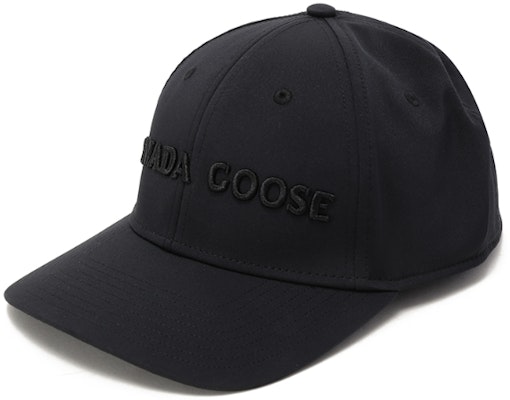 Canada Goose Signature Embroidered New Tech Polyester Unisex Cap Black. 5482U-61 Order Canada Goose Signature Embroidered New Tech Polyester Unisex Cap Black. 5482U-61