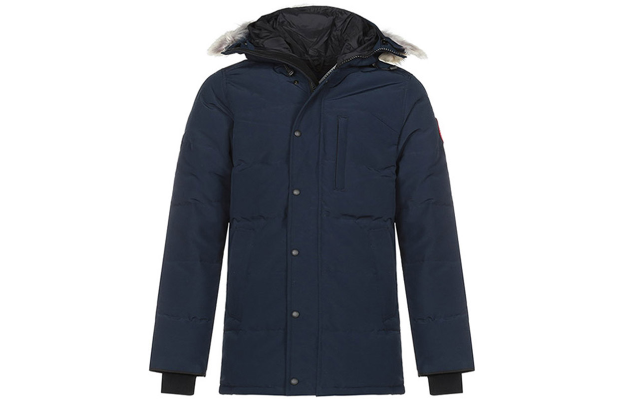 Canada Goose Slim Fit Fur-Trimmed Hooded Parka Ocean Blue 3805M-63