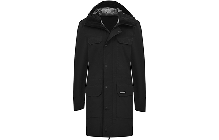 Canada Goose Small Logo Solid Mid-Length Jacket 5603MZ-758