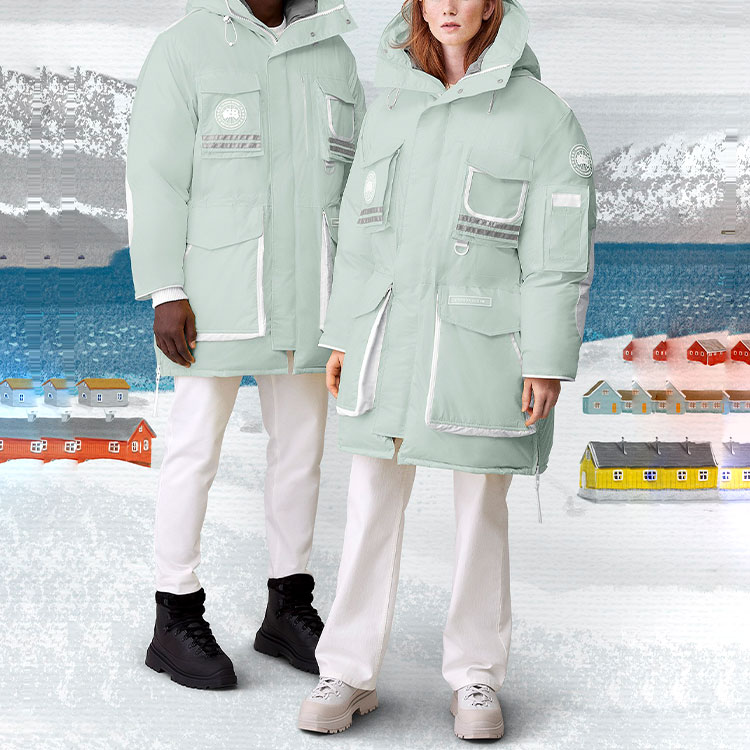 Canada Goose Snow Mantra White Label Parka Light Blue Down Jacket Unisex 9501U1-463 圖 4