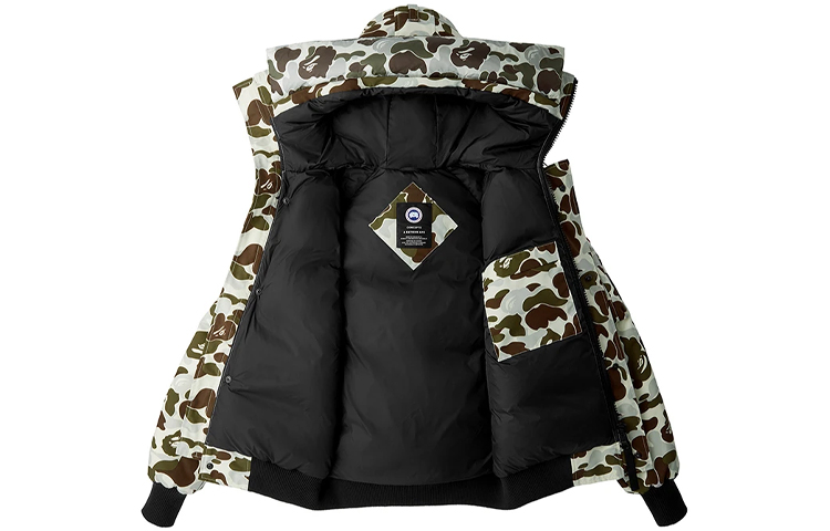 Canada Goose Snow Mountain Camo Down Jacket Unisex Hooded Trim Style. 7999MBC-1119 圖 3