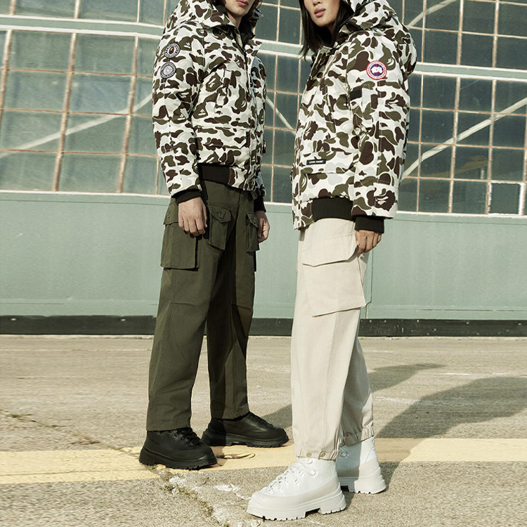 Canada Goose Snow Mountain Camo Down Jacket Unisex Hooded Trim Style. 7999MBC-1119 圖 4