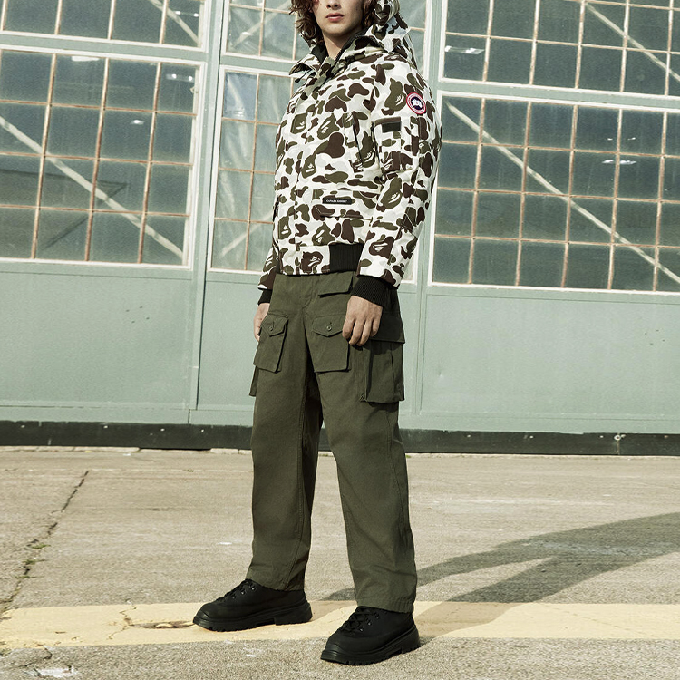 Canada Goose Snow Mountain Camo Down Jacket Unisex Hooded Trim Style. 7999MBC-1119 圖 5