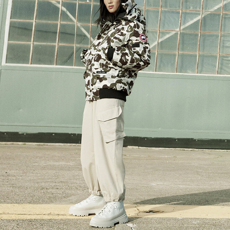 Canada Goose Snow Mountain Camo Down Jacket Unisex Hooded Trim Style. 7999MBC-1119 圖 6