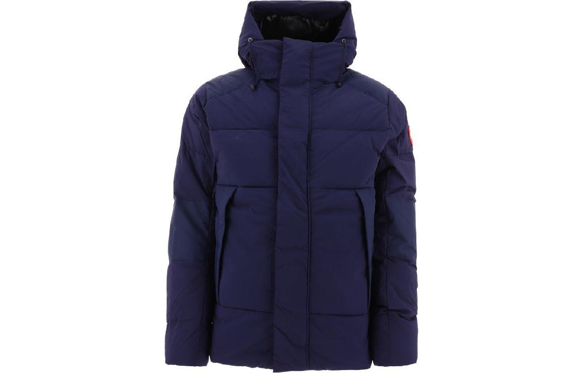 Canada Goose Solid Color Hooded Long Sleeve Jacket 5076M4-363