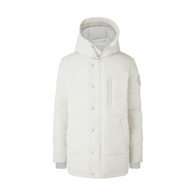 Canada Goose Solid Color Minimalist Zip-Up Hooded Jacket 2079M1-01