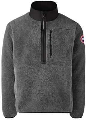 加拿大鹅灰色半拉链立领夹克 7053M-211 Buy 加拿大鹅灰色半拉链立领夹克 7053M-211