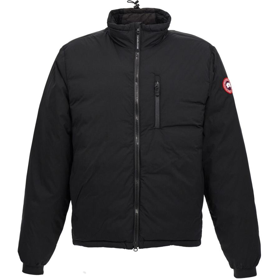 Canada Goose Solid Logo Zip-Up Down Jacket Black 5079M5-161
