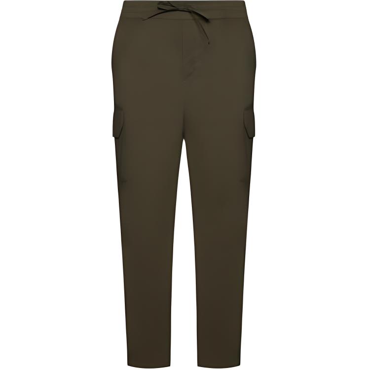 Order Canada Goose Solid Straight-Fit Elastic Waist Casual Pants Olive Green 7500M-B49