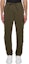 Shop Canada Goose Solid Straight-Fit Elastic Waist Casual Pants Olive Green 7500M-B49