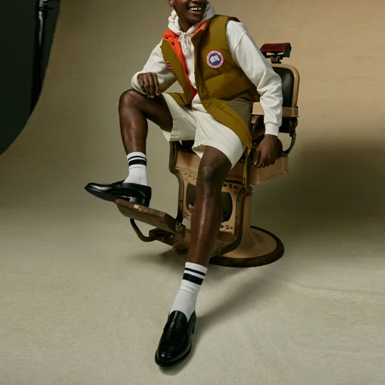 Sizing Canada Goose SS21 Red Label Retro Yellow Sleeveless Down Vest Unisex 4154URD-1104