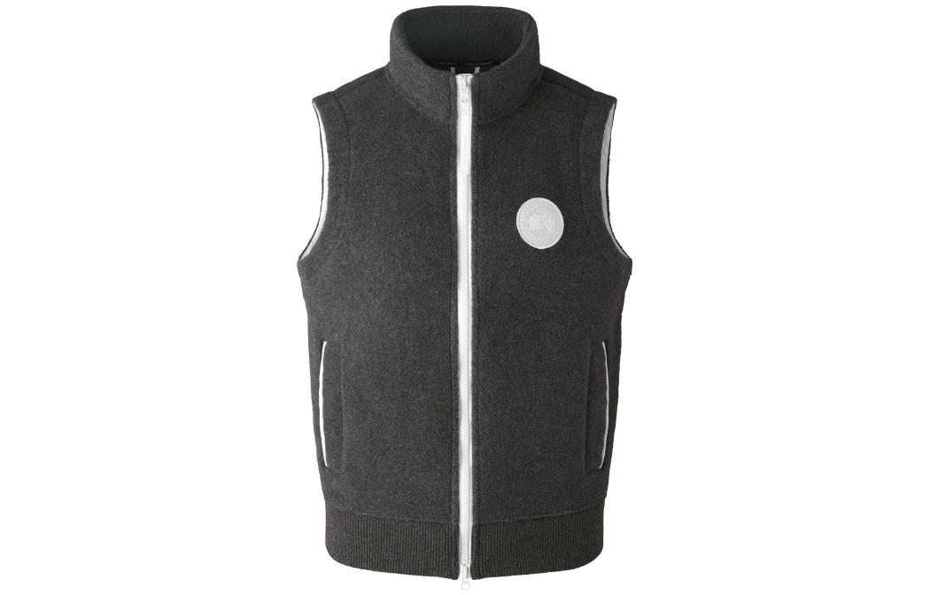 Canada Goose SS22 Humanature White Label Lightweight Fleece Vest Unisex - Dark Grey 7052M1-211