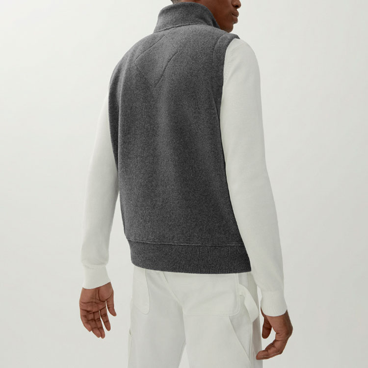 Purchase Canada Goose SS22 Humanature白標輕量羊毛背心男女款 - 深灰色 7052M1-211