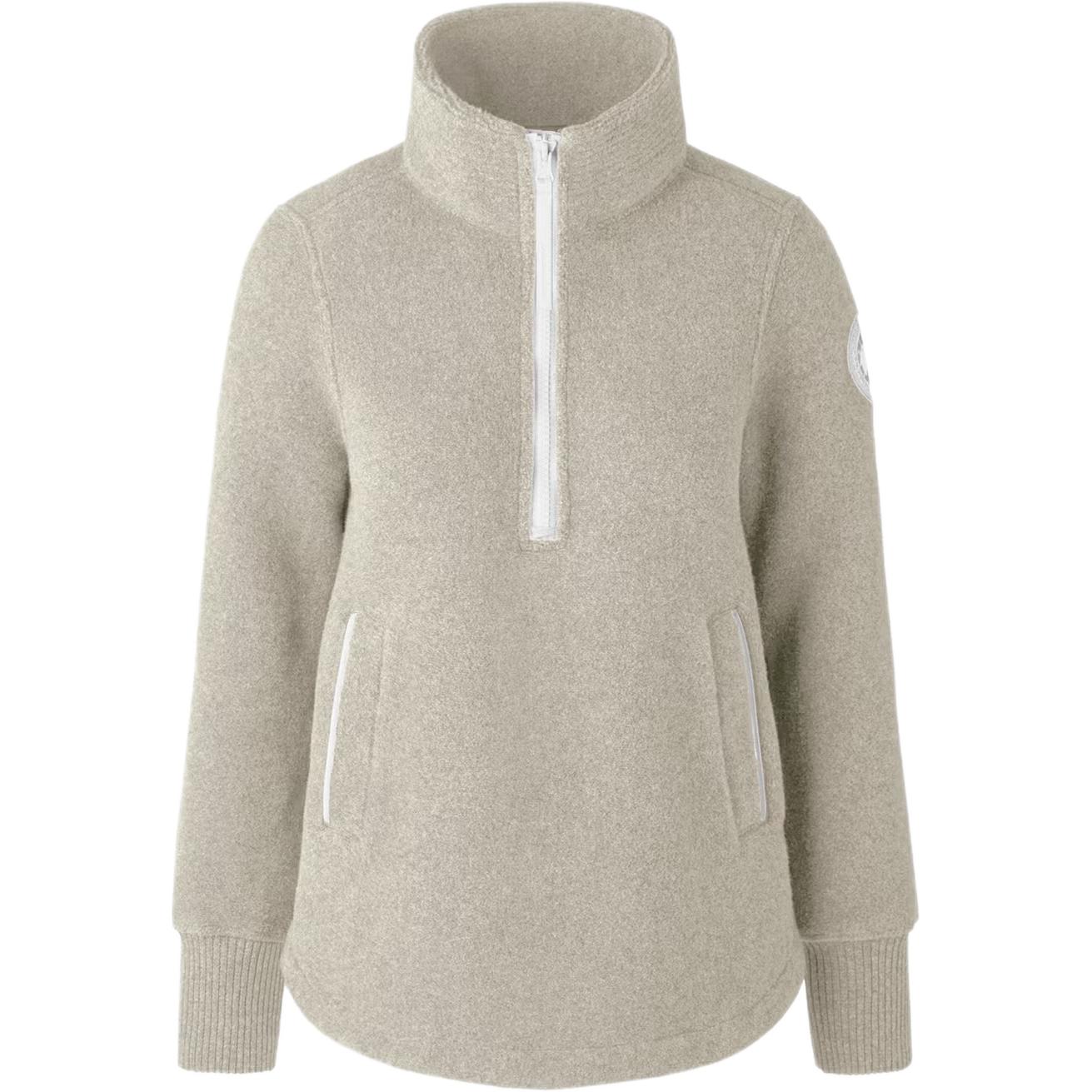 Canada Goose SS22 Severn High-Neck Zip Pullover Sweater Jacket Unisex Mist Grey 7101W1-961