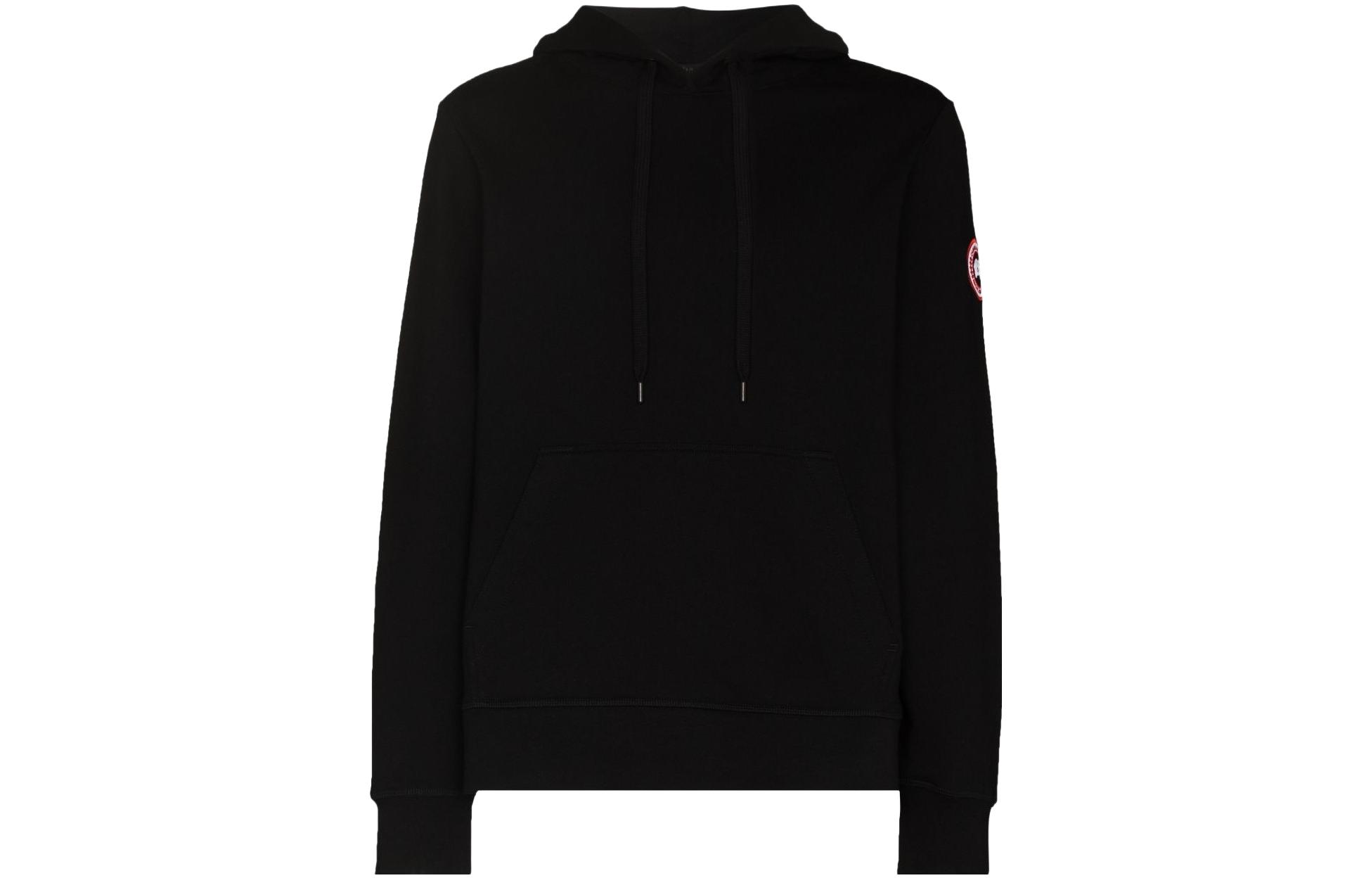Canada Goose SS23  Plain Minimalist Black Hoodie. 7403M-BLACK 圖 2