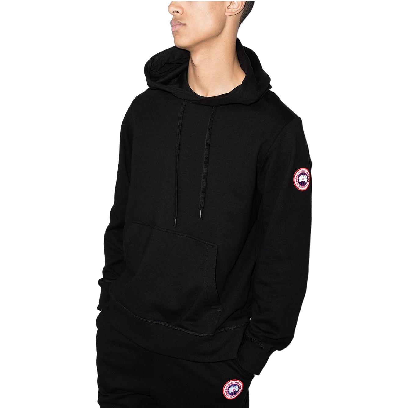 Canada Goose SS23  Plain Minimalist Black Hoodie. 7403M-BLACK 圖 5