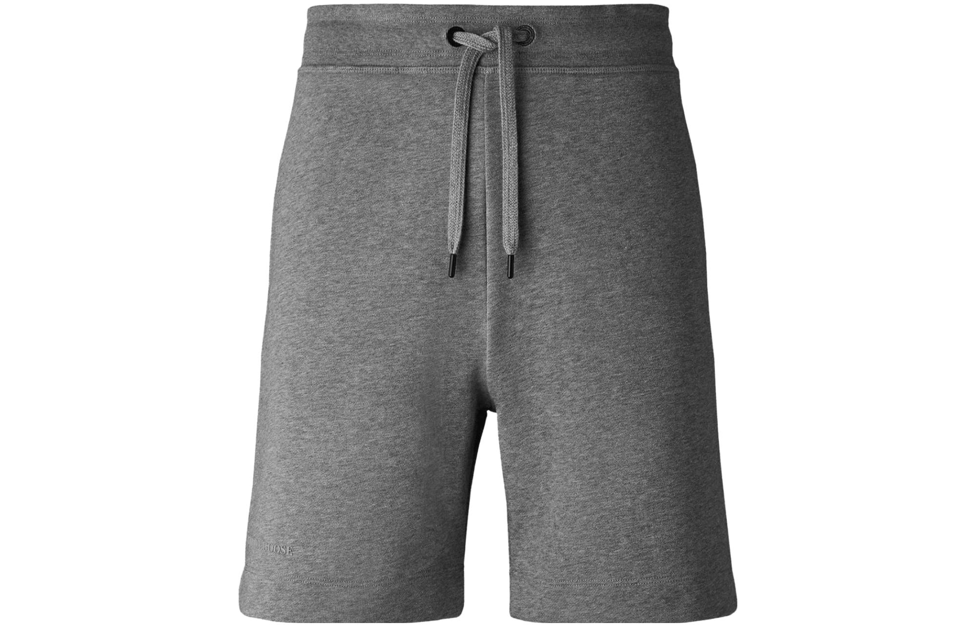 Canada Goose SS23  Solid Mid-Waist Straight Casual Shorts 7407M-717