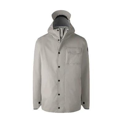 Canada Goose SS23 Solid Pocket Hooded Jacket Light Gray 5608MB-432