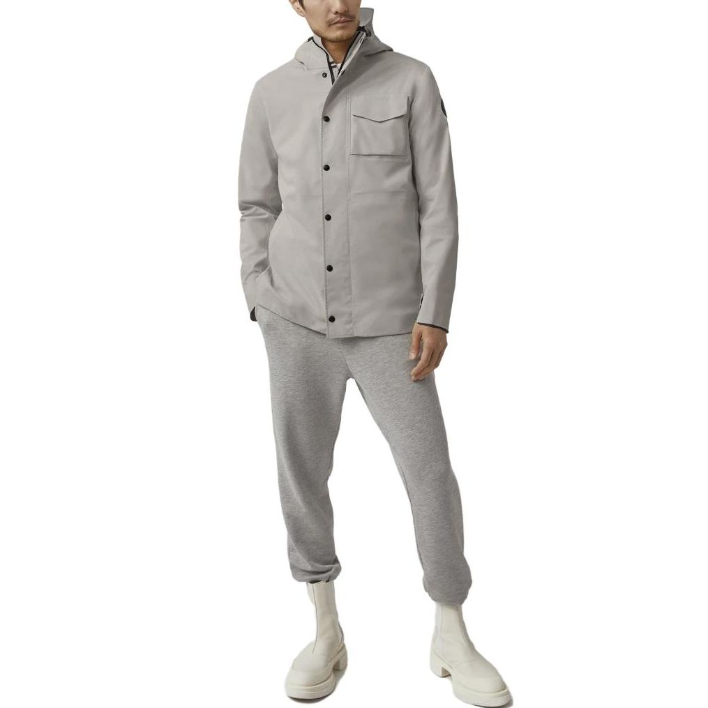 Canada Goose SS23  Solid Pocket Hooded Jacket Light Gray 5608MB-432 圖 3