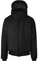 Canada Goose SS23 Black Down Jacket with Detachable Hood and Logo 2055MB-61 Canada Goose SS23 Black Down Jacket with Detachable Hood and Logo 2055MB-61