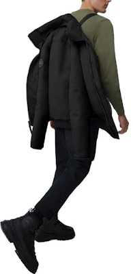 Canada Goose SS23 黑色可拆帽羽绒服带标志 2055MB-61 Purchase Canada Goose SS23 黑色可拆帽羽绒服带标志 2055MB-61