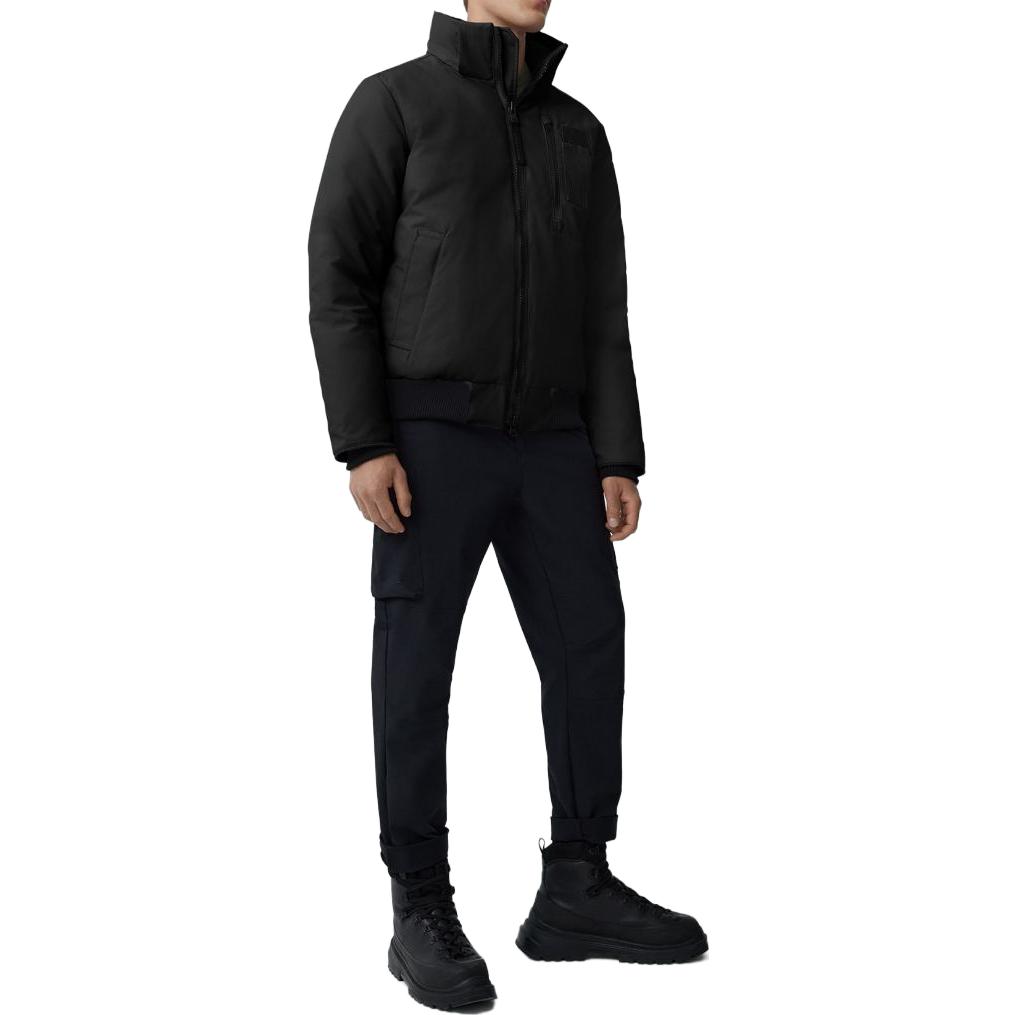 Details for Canada Goose SS23 黑色可拆帽羽绒服带标志 2055MB-61