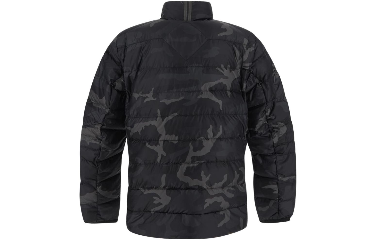 Lookbook 加拿大鹅 SS23 Crofton 灰色全拉链绗缝羽绒夹克 2228MBP-45510