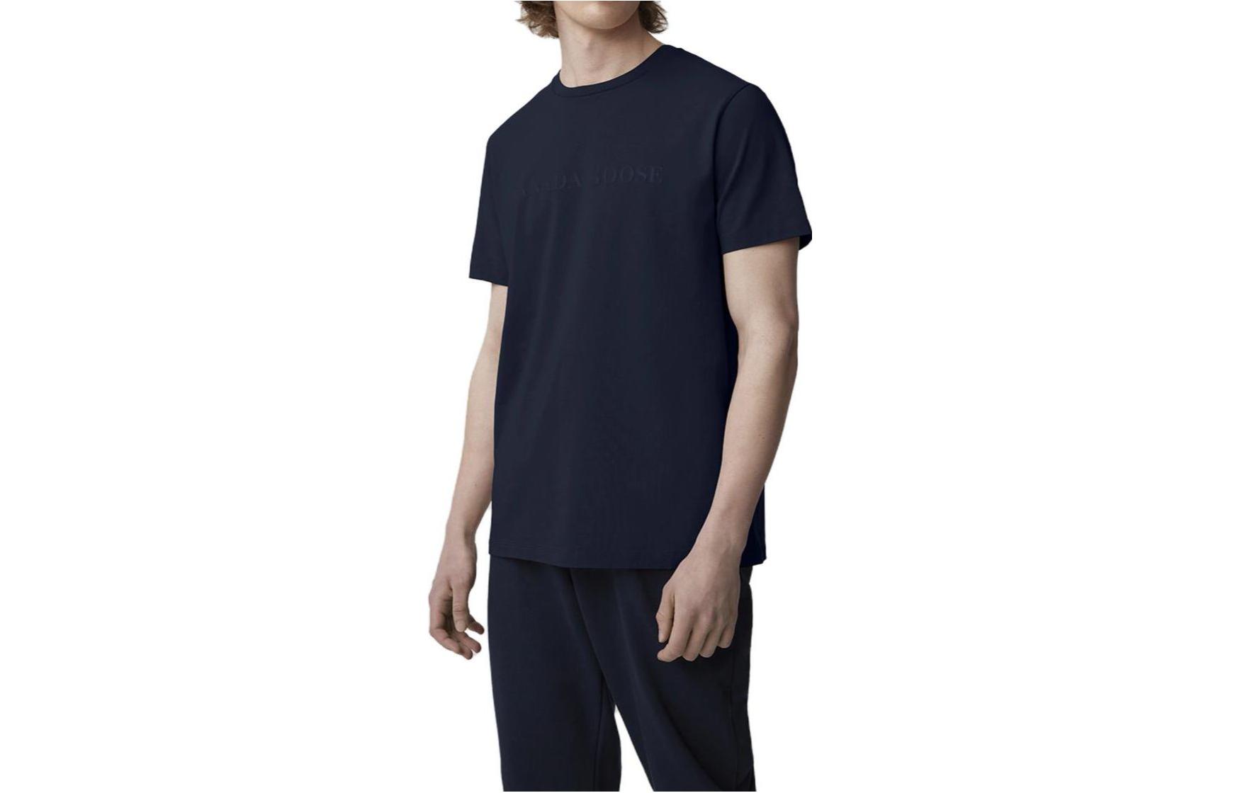 Lookbook Canada Goose SS23 Emersen Camiseta Cuello Redondo Ajuste Holgado Azul 1420M-63