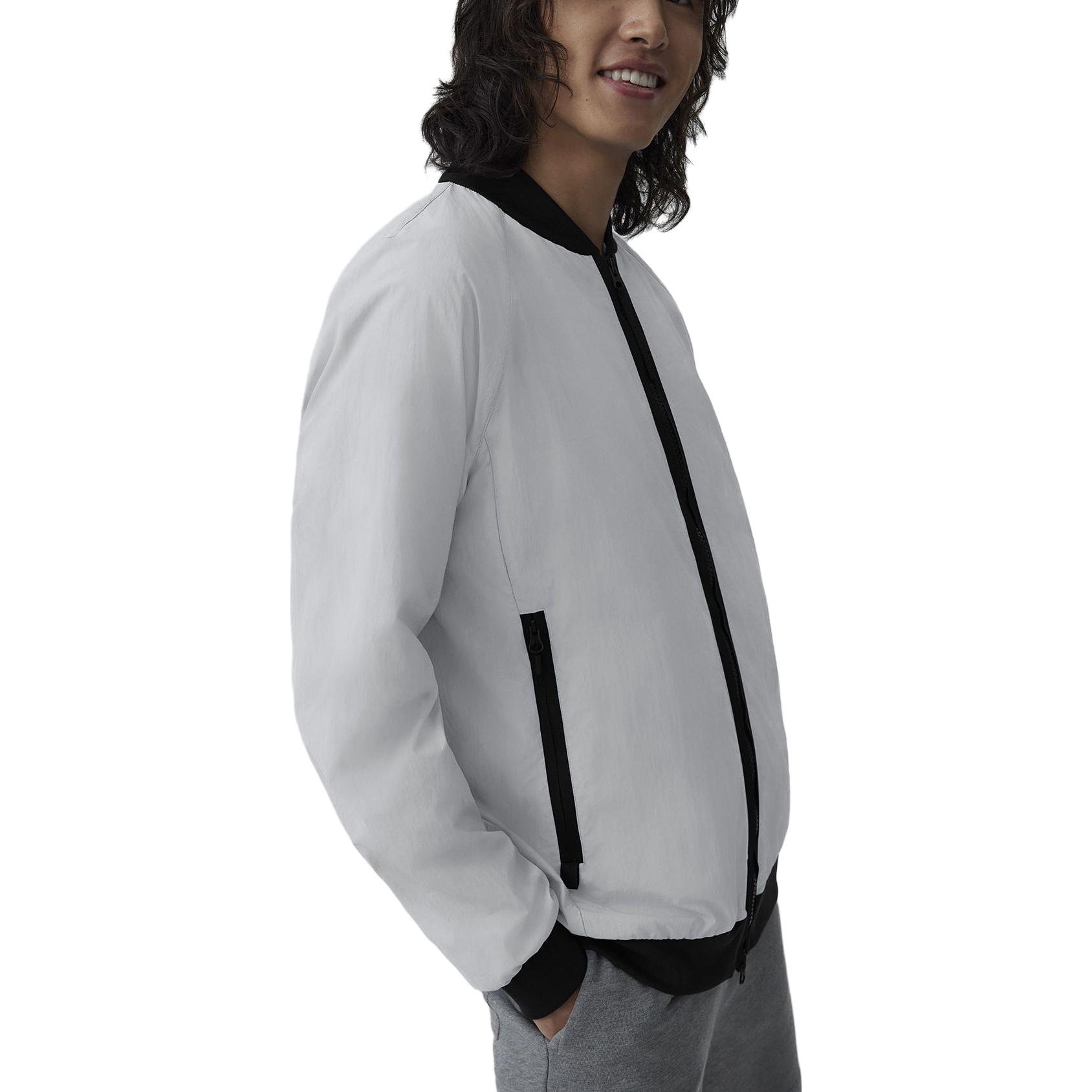 Sizing Canada Goose SS23 Faber 配色棒球領拉鍊外套 銀樺色 男款 2441MB-200