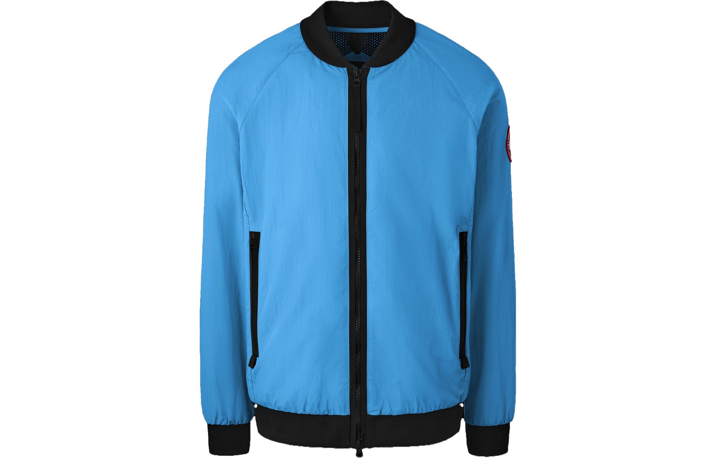 Order カナダグース SS23 ファーバー カラーブロック ボンバージャケット メンズ ライトブルー 2441M1-265