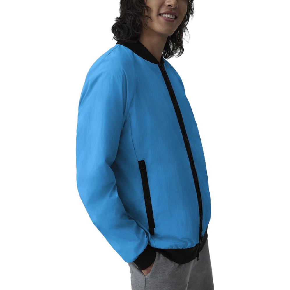 Details for カナダグース SS23 ファーバー カラーブロック ボンバージャケット メンズ ライトブルー 2441M1-265