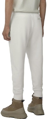 カナダグース SS23 ヒューマンネイチャー ドローストリング付きホワイトジョガーパンツ 7402M2H-99 Purchase カナダグース SS23 ヒューマンネイチャー ドローストリング付きホワイトジョガーパンツ 7402M2H-99