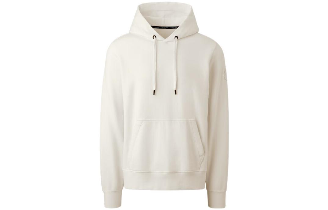 Canada Goose SS23 HUMANATURE White Pullover Hoodie Casual Long Sleeve 7403M2H-99