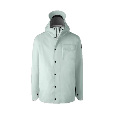 Canada Goose SS23 Mint Green Solid Pocket Hooded Jacket 5608MB-477