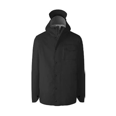 Canada Goose SS23 Solid Pocket Hooded Jacket Black. 5608MB-61