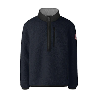 Canada Goose SS23 Solid Pullover Zip Jacket Navy Blue 7053M1-461