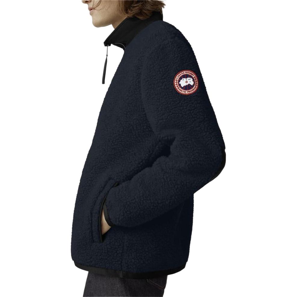 Canada Goose SS23 Solid Pullover Zip Jacket Navy Blue 7053M1-461 圖 4