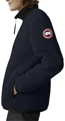 加拿大鹅 SS23 海军蓝纯色拉链套头夹克 7053M1-461 Shop 加拿大鹅 SS23 海军蓝纯色拉链套头夹克 7053M1-461