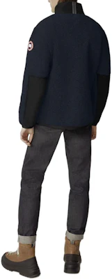 加拿大鹅 SS23 海军蓝纯色拉链套头夹克 7053M1-461 Purchase 加拿大鹅 SS23 海军蓝纯色拉链套头夹克 7053M1-461