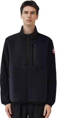 加拿大鹅 SS23 海军蓝纯色拉链套头夹克 7053M1-461 Details for 加拿大鹅 SS23 海军蓝纯色拉链套头夹克 7053M1-461